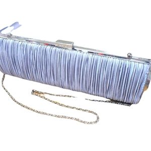 LULU TOWNSEND Silver Clutch